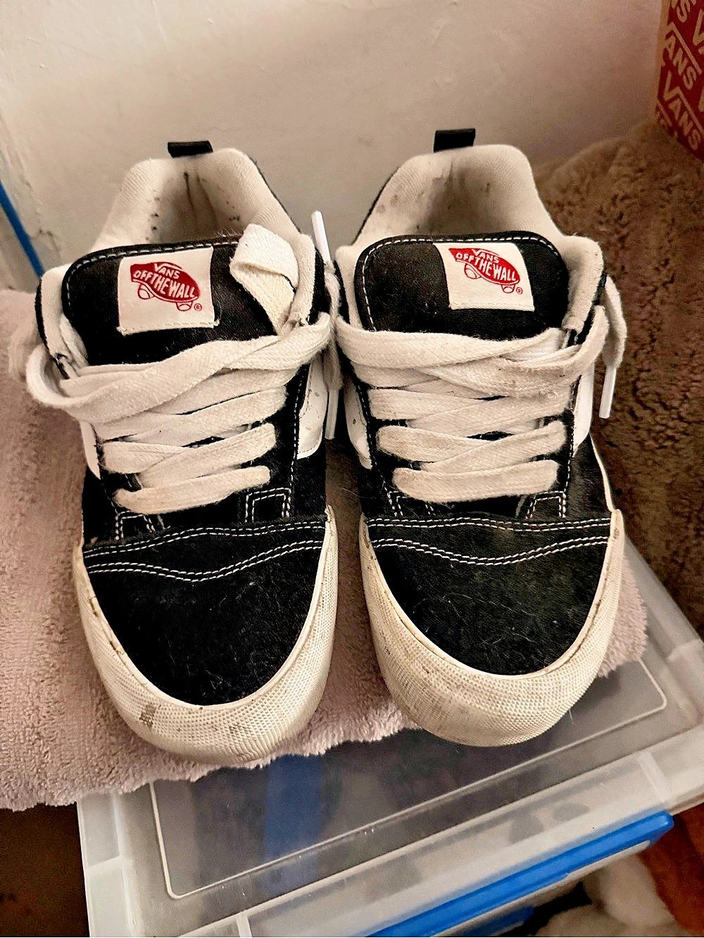 Vans Knu Skool Black & White Sneakers US 7